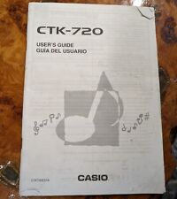 Teclado electrónico Casio CTK-720 manual del propietario original guía del usuario en sp. segunda mano  Embacar hacia Argentina
