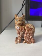 Soapstone cat crystal for sale  PETERBOROUGH