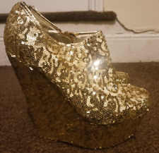 Womans gold sequin for sale  COVENTRY