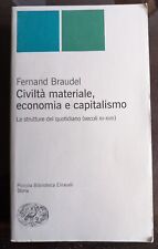Braudel. civilta materiale usato  Magliano Sabina