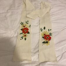 White floral stole for sale  GLASGOW