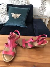 Clarks pink sandals for sale  ILFORD