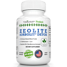 SORBOLIT® DETOX 120 Capsules 500mg of ultra-fine Clinoptilolite -Zeolite 1 UNIT for sale  Shipping to South Africa