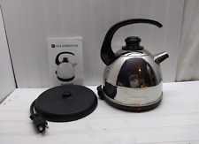 Olla de té de acero quirúrgico silbido eléctrico Saladmaster Kettle 1,4 Qt manual ALSM segunda mano  Embacar hacia Argentina