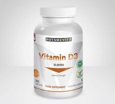 Vitamin D3 10000iu Highest Strength 10,000iu 365 Tablets Vit D3 Futurevits till salu  Toimitus osoitteeseen Sweden