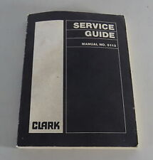 Manual de Taller/Servicio Guía Clark Caja Cambios + Potenciador Par Stand 1982 comprar usado  Enviando para Brazil