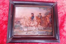 antique miniature, magnifying glass painting, Fridrich the Great in the field, antique ariginal for sale  Shipping to South Africa