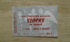 Stocks ticket concert d'occasion  Witry-lès-Reims