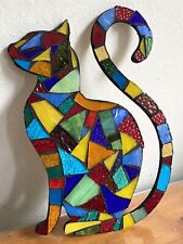 Cat stained glass for sale  Conroe