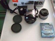 Aparat cyfrowy Sony Alpha NEX-5D 14.2MP - 2x obiektyw + lampa błyskowa + dodatki na sprzedaż  Wysyłka do Poland