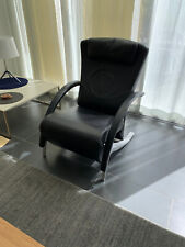 Rolf Benz hochwertiger Relaxsessel in genarbtem schwarzen Leder - sehr gepflegt gebraucht kaufen  Borken