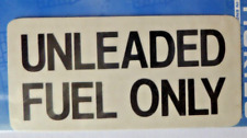 Unleaded fuel sticker for sale  BRIDGWATER
