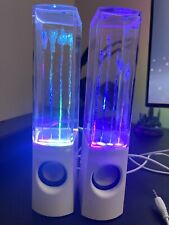 Altavoces de luz fuente de agua LED para PC y iPad Android, usado segunda mano  Embacar hacia Argentina