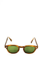 Moscot Womens Lemtosh Small Round Sunglasses Brown Plastic for sale  Shipping to South Africa