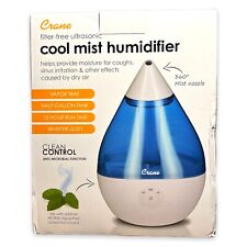 Crane Drop Ultrasonic Cool Mist Humidifier - 1 Gallon, used for sale  Humble