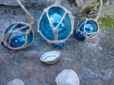 Set turquoise glass for sale  TORQUAY