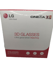 Paquete de gafas LG Cinema 3D (4) modelo AG-F310 accesorio ligero para TV video película segunda mano  Embacar hacia Argentina