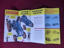 CATALOGUE/BROCHURE GAMME TRACTEUR FORDSON DEXTA ET SUPER MAJOR - année 60 comprar usado  Enviando para Brazil