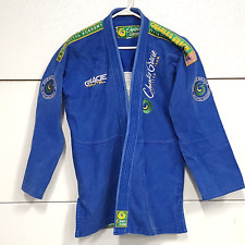 Charles Gracie Elite Team Gi Top Adulto Tamanho A2 Azul Academia Brasileira de Jiu-Jitsu, usado comprar usado  Enviando para Brazil