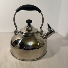 Chantal Whistling Tea Kettle Teapot Stainless Steel 1.8 Quart Model SL37-UPT for sale  Shipping to South Africa