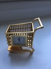 Miniature clocks gold for sale  IPSWICH