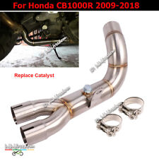 Slip On For Honda CB1000R 2009-2018 Motorcycle Exhaust Catalyst Mid Connect Pipe for sale  TAMWORTH