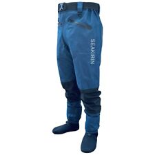 4-Layer Waist Wader Waterproof Pants Breathable Stockingfoot for Hunting Fishing for sale  Shipping to South Africa