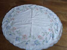 round linen tablecloths for sale  AYLESBURY
