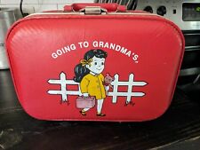 Maleta rígida vintage ""Going to Grandma's"" equipaje rígido segunda mano  Embacar hacia Mexico