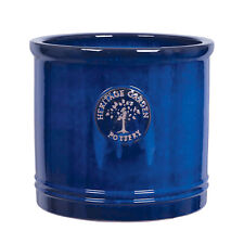 Blue ceramic planter for sale  Shipping to Ireland
