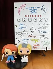 Roteiro assinado da Noiva de Chucky - Reimpressões de autógrafo - 121 páginas - Brincadeira de criança - Terror comprar usado  Enviando para Brazil