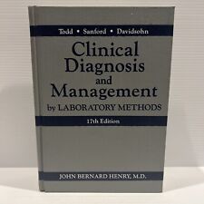 Clinical Diagnosis Management by Laboratory Methods 17th Edition John B. Henry for sale  Shipping to South Africa