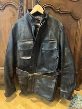 Barbour leather jacket for sale  LEIGHTON BUZZARD