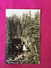 MT. SHASTA AREA vintage RPPC postcard CALIFORNIA logging McCLOUD RIVER falls for sale  Shipping to South Africa