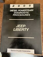 Manual de procedimentos de diagnóstico de solução de problemas Jeep Liberty Diesel Powertrain 2005 comprar usado  Enviando para Brazil