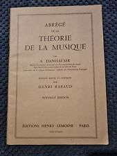 Abrege theorie musique d'occasion  Avranches