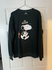 Zara X Snoopy Peanuts Pine Green Sz Large for sale  Shipping to South Africa