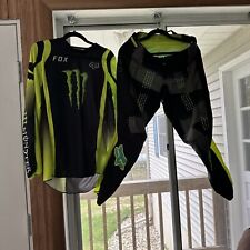 Fox Racing Motocross Dirt Bikes Riding Gear Set Pants 360 Size 32 - Shirt Small for sale  Shipping to South Africa