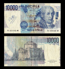 ITALIA -  Banconota / Cartamoneta 10000 lire "A.Volta" 1994 serie RK508400M  (B), usato usato  Villaricca