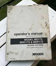 Manual de serviço do operador de cortador rotativo Woods MD172 MDC172 MDP172 Leia a descrição comprar usado  Enviando para Brazil