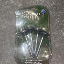 Blue Diamond Metal Groundsheet Pegs - 4 Pack Camping Awning Ground Sheet Pegs, used for sale  Shipping to South Africa