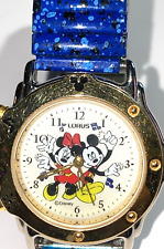 Relógio musical Disney Mickey e Minnie Mouse LORUS pulseira personalizada precisa de bateria comprar usado  Enviando para Brazil
