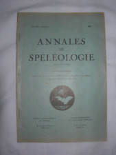 Spelunca annales speleologie d'occasion  Le Crès