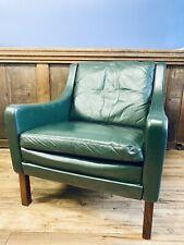 Danish midcentury leather for sale  BEDFORD