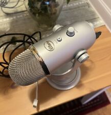 Microfone azul Yeti prata USB podcast alta qualidade Logitech comprar usado  Enviando para Brazil