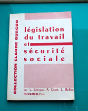 Livre manuel législation d'occasion  Saint-Bonnet-de-Joux