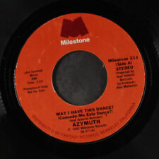 AZYMUTH: may i have this dance? / same MILESTONE 7" Single 45 RPM for sale  Shipping to South Africa