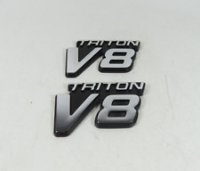 99-04 Ford F250 F350 Triton V8 emblemas para-lama dianteiro emblema cromado placa de identificação logotipo comprar usado  Enviando para Brazil