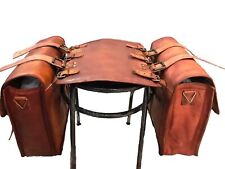 Motorcycle brown saddlebags for sale  Shipping to Ireland
