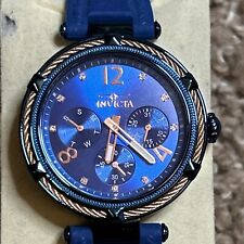 Invicta relógio feminino parafuso cristais de quartzo aço inoxidável/azul silicone 29140 comprar usado  Enviando para Brazil